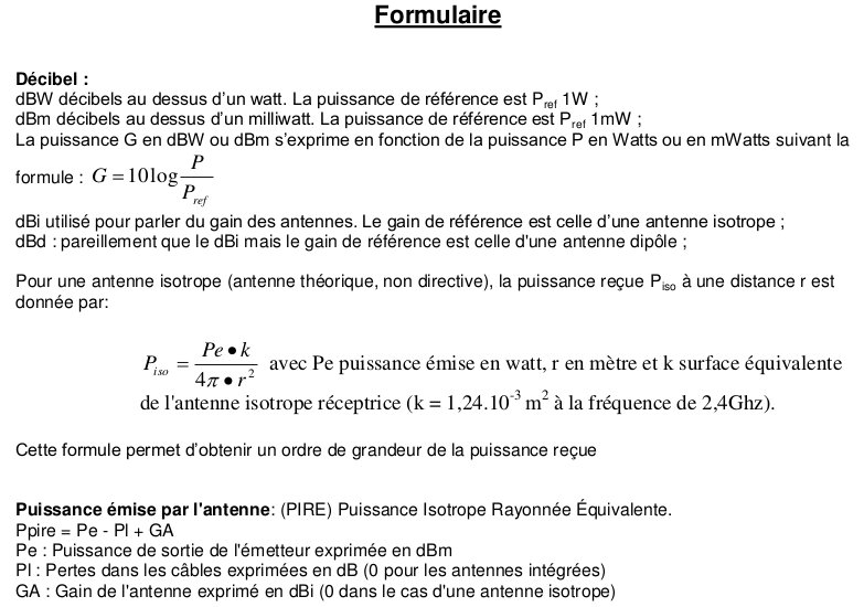 formules wifi