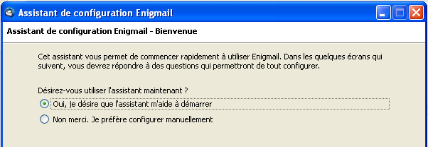 Assistant Enigmail